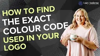 How to find the exact colour codes used in your logo