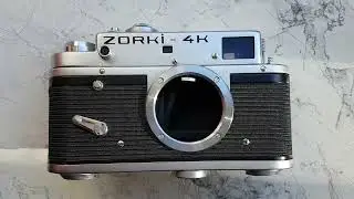 Фотоаппарат Zorki - 4К, СССР,  выпуск 1977 года. Звук и работа автоспуска.