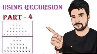 Draw Pattern Using Recursion Function CODE In JAVA  Part 4 | CodeWithNaval