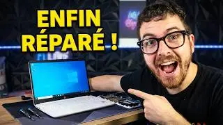 Ce pc portable était hs depuis longtemps je viens de lui redonner la vie !