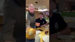 I almost got kicked out of Messi's restaurant 