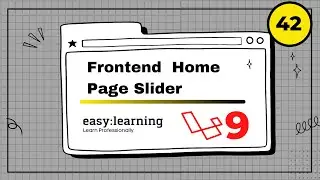 Laravel 9 Project #42 | Frontend  Home Page Slider