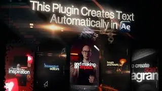 Auto subtitle generator in After Effects | Edit Viral Captions in Minutes