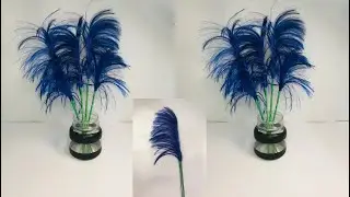 How to make ribbon flowers || satin ribbon reeds flowers || DIY home #youtubevideo