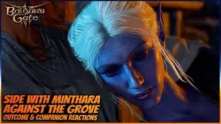 Side with Minthara Outcome | Romance, Betrayal, Companion Reactions Scenes - Baldur's Gate 3