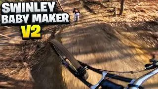 THE NEW BABY MAKER V2 AT SWINLEY FOREST! (RIDIING NEW TRAILS 2024)