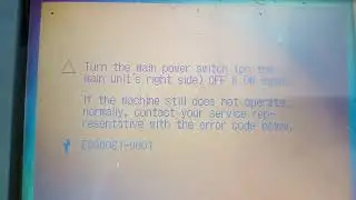 Mengatasi error E000061-0001 Ir 5000