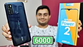 Tecno Spark Power 2 UNBOXING and REVIEW 🔥 6000 mAh 🔋 18W Fast Charging⚡️ Best in Budget 😲  क़तई ज़हर