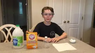Baking soda and vinegar science project