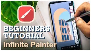 Infinite Painter Tutorial || Illustration for Beginners - Easy Step by Step Tutorial