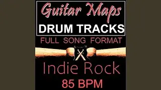 Indie Alt Rock Drum Track 85 BPM Instrumental Drum Beat for Bass Guitar