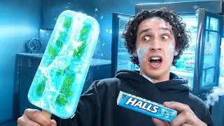 Made Ice Cream from HALLS! (-200°C)