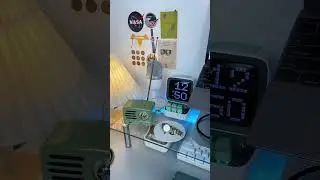 Blue light desk set-up  🩵 