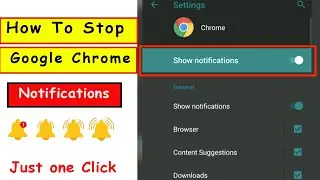 How To Turn OFF Google Chrome Notification in  2023🔥😱