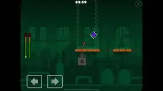 Geometry Dash - The Tower Level 2 All Blue Coins Walkthrough
