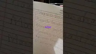before and after my writing skills