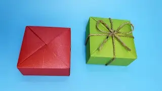 How to make a easy origami gift  box