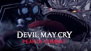 Играбельный Данте с Агней и Рудрой в игре devil may cry peak of combat часть 5