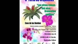 Vistazo de la sexta feria de orquídeas en la casa de las bombas UAM IZTAPALAPA.!!