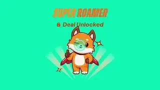 Super roamer landingpage Lottie JSON animation