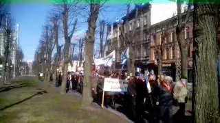 За Русский язык - шествие по Риге 10.04.2014