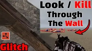 Shoot Through Wall Glitch in Rust Console / PC 2023