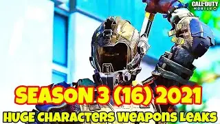 SEASON 3 (16) 2021 Huge Characters Weapons Leaks  Cod Mobile Season 3 Leaks  CODM Season 3 Leaks