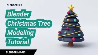 Blender Christmas Tree Modeling Tutorial Xmas Tree