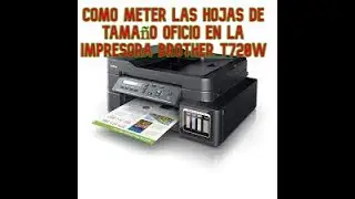 como meter hojas tamaño oficio a la impresora brother