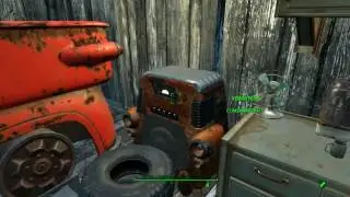 Fallout 4 До и после:Лодочный домик Таффингтона