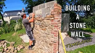 Stone wall build