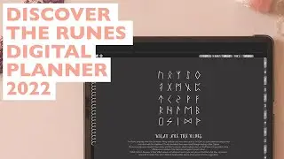 Walk through The Runes Digital Planner 2022