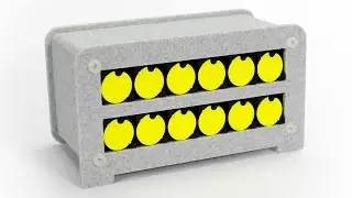 #2 - 3D Printed Casing for Flip-disc Binary Clock