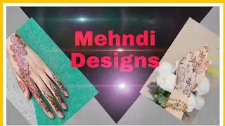 Mehendi design for front and back hand / simple Arabic mehndi designs for Ramadan & Eid
