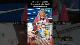 Lilita ya habla de corrupción. Que muestran las cartas? #tarot #milei  #argentina #politica