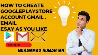 How to Create Google Playstore account Gmail, Email without Number