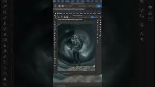 bikin manipulasi photo dengan awan yang dramatis