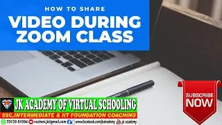 how to share video during zoom class tutorial