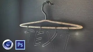 Создание не сложной композиции с текстом в Cinema 4Dr15 и Photoshop cs6.