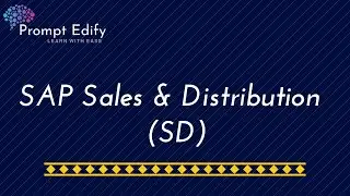 SAP Sales and Distribution