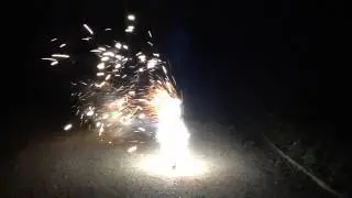Kleines Vulkanfeuerwerk
