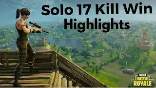 Fortnite Season 0 - 17 Kill Win Highlights PS4