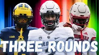 THREE ROUND 2025 NFL Mock Draft | Stars FALL