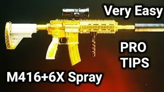 How to use stable scope without gyroscope ,m416+6x 💯 %working trick