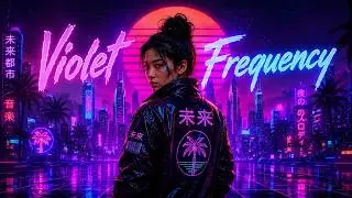 Violet Frequency 🎻 | Synthwave Violin Dreams 🌌 | Retro Futuristic Night Drive Music
