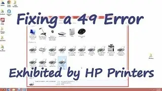 Fixing a 49 Error on HP Printers