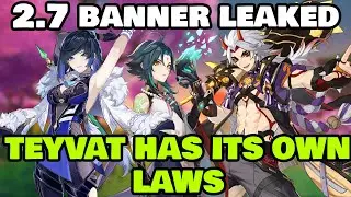 2.7 BANNER LEAKED ITTO RERUN...AND XIAO RERUN AGAIN !!!!  - GENSHIN IMPACT