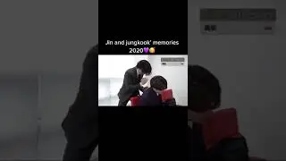Jin & Jungkook memories of 2020 | #bts #jin #jungkook #shorts