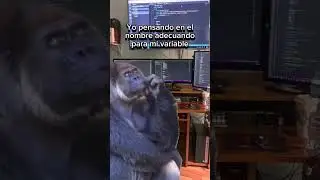 Yo pensando en el nombre adecuando para mi variable 👨‍💻👩‍💻😂