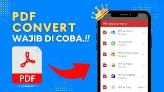 CARA MENGUBAH PDF KE EXCEL,WORD,TEXT DLL GRATIS DI ANDROID
